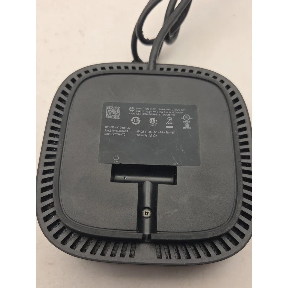 HP USB-C Dock G5 Essential Dock HSN-IX02 Universal Docking Station - TESTED WORK